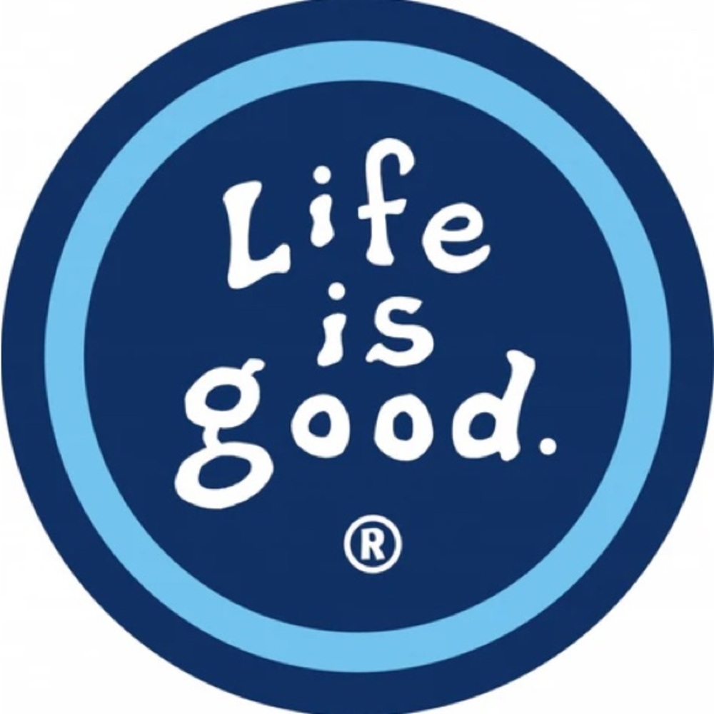 LIFE IS GOOD SIZE L~PEACE SIGN LOVE ZIP UP SWEATSHIRT JACKET ~HOODIE TOP SHIRT - Picture 12 of 12